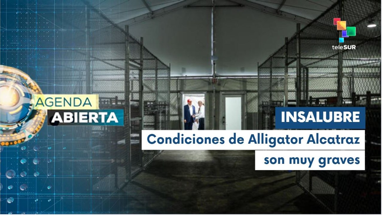 Migrantes denuncian el trato inhumano de EE.UU. en Alligator Alcatraz