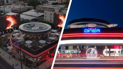 Telsa Diner: Elon Musk presenta restaurante de comida rápida con autocine