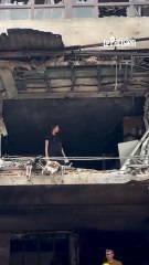 L'appartement de Miss Ukraine bombardé à Kiev