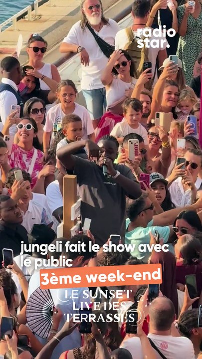 tJungeli fait le shaow avec le public des Sunset Live des Terrasses #jungeli #sunsetlive #concert #live