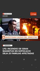 25 FAMILIAS AFECTADAS TRAS INCENDIO