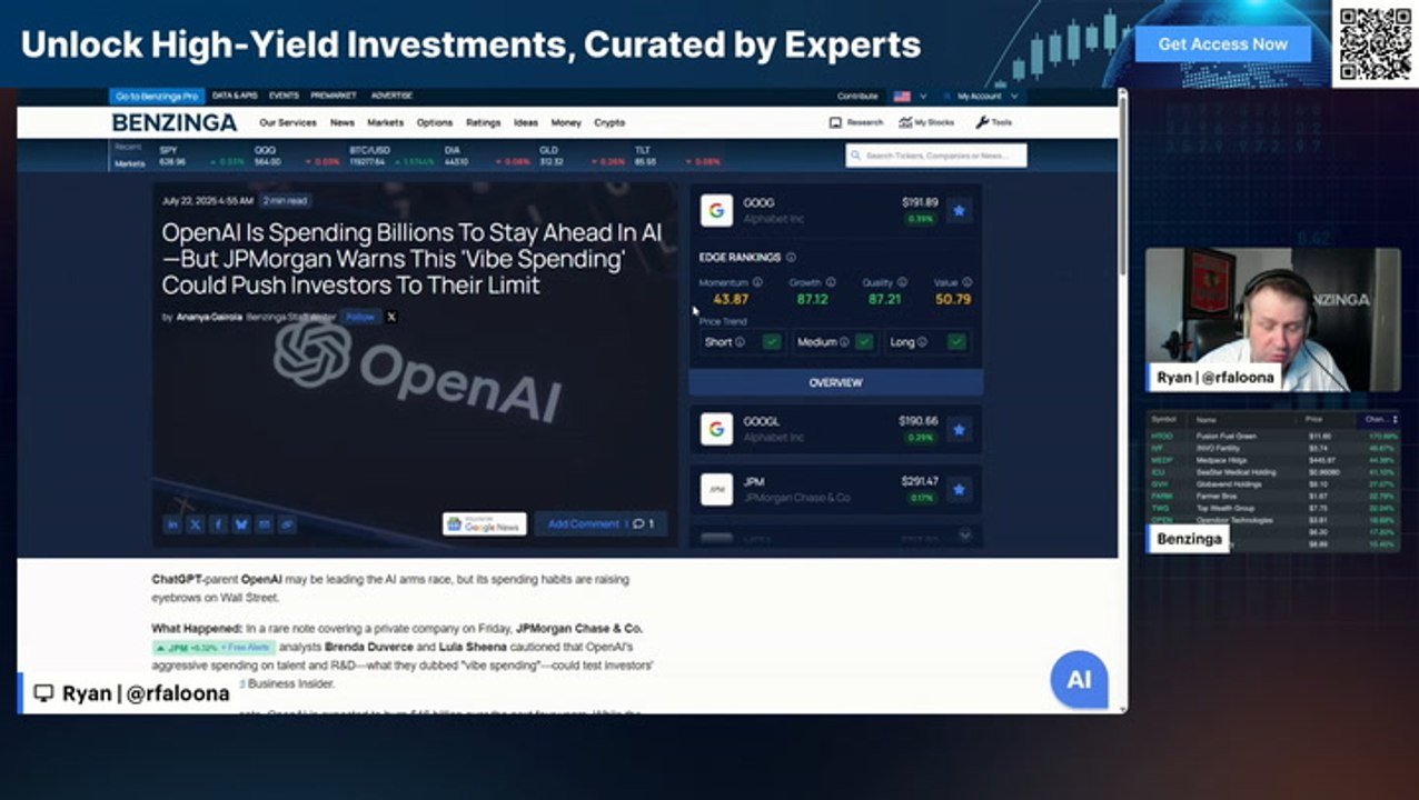 OpenAI Is Spending Billions To Stay Ahead In AI—But JPMorgan Warns This 'Vibe Spending' Could Push Investors To Their Limit