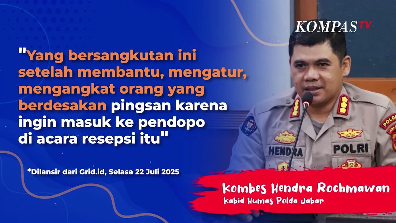Ini Sosok Polisi yang Gugur saat Amankan Pesta Pernikahan Anak Dedi Mulyadi | SINAU