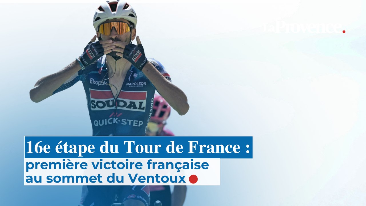 16e étape du Tour de France : première victoire française au sommet du Ventoux