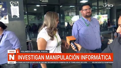 INVESTIGAN MANIPULACIÓN INFÓRMATICA
