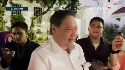 Menko Airlangga Rapat dengan Presiden, Ungkap Strategi Pemerintah Hadapi Tarif Impor Trump