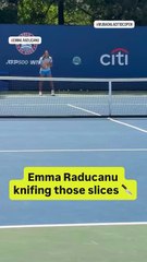 Emma practicing at Washington DC 22nd July