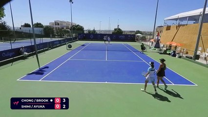 Eudice Chong/Madeleine Brooks v Mana Ayukawa/Eri Shimizu - Coímbra W100