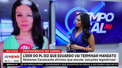 Líder do PL diz que Eduardo Bolsonaro vai concluir mandato | TEMPO REAL