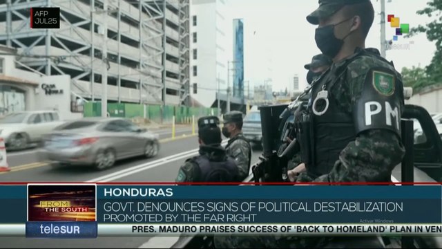 Honduras, govt. denounces signs of political destabilization promoted by the far-right