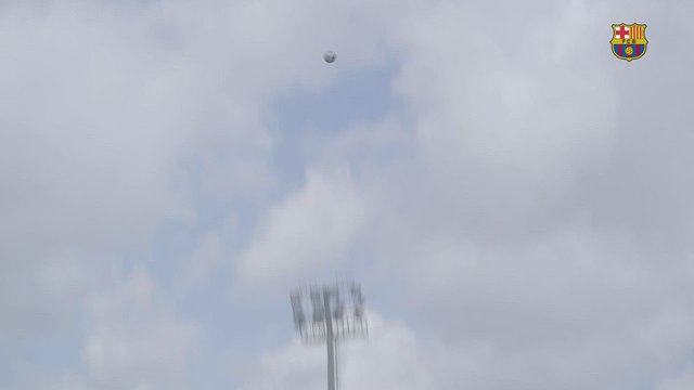 Los controles de Pedri y Raphinha en el entrenamiento