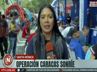 Operación Caracas Sonríe continúa llevando atención integral a la población capitalina