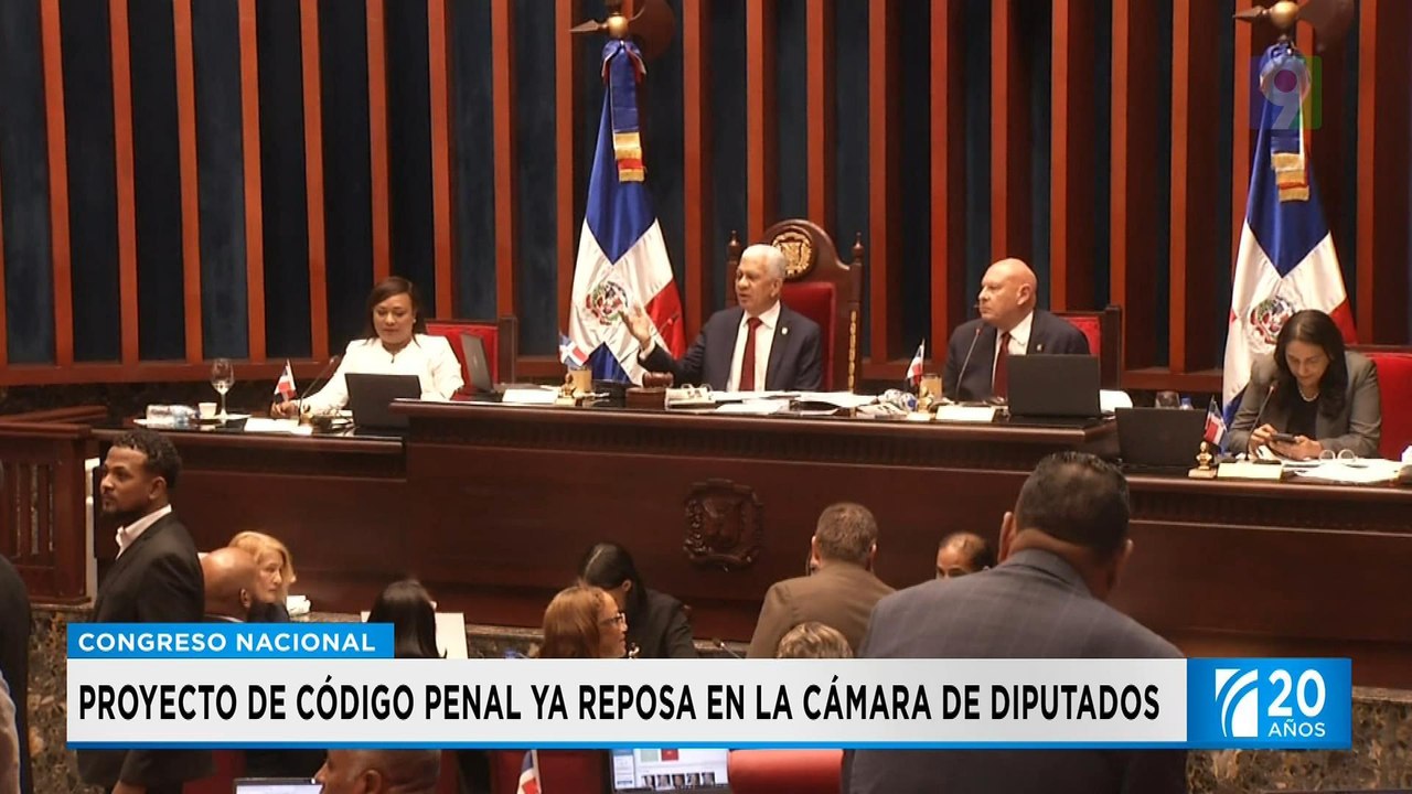 Proyecto Código Penal presente en cámara de diputados | Primera Emisión SIN