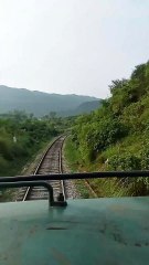 Beautiful Landscaping view through Train engine