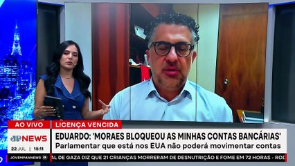 Alencar Santana sobre Eduardo Bolsonaro: “Cometeu inúmeros crimes” | TEMPO REAL