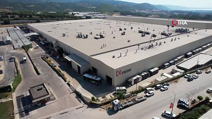 Bursa\'nın dev firmasında üretilen otobüs yandı