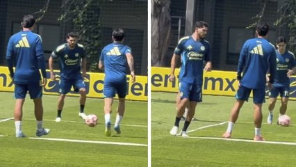 Henry Martín está de regreso en el América tras sufrir un desgarro en la pierna