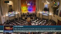 Colombia, pres. Petro highlights economic and social advances of his govt.