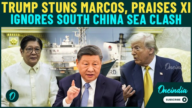 Trump IGNORES South China Sea Clash? SHAMELESSLY Boasts of His Bond with Xi In Front of Marcos