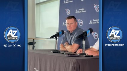 Titans President of Football Operations, Chad Brinker, & GM Mike Borgonzi kick off 2025 Training Camp