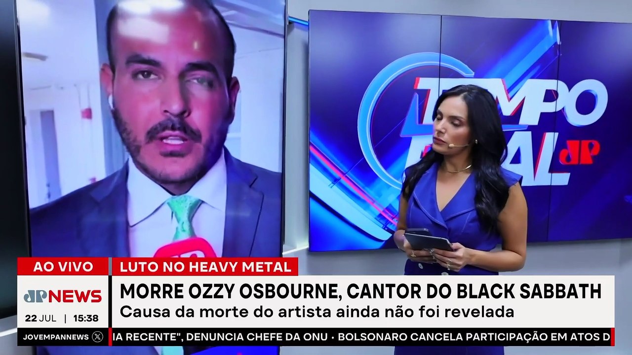 Morre Ozzy Osbourne, ícone do heavy metal, aos 76 anos | TEMPO REAL