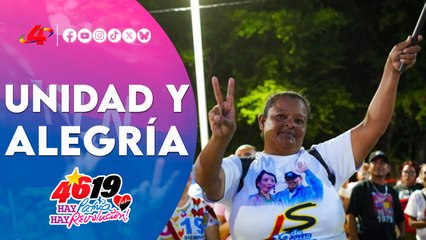 6🇳🇮👨‍👩‍👧‍👦 Familias de Bello Horizonte conmemoran el 46/19 en unidad y alegría revolucionaria