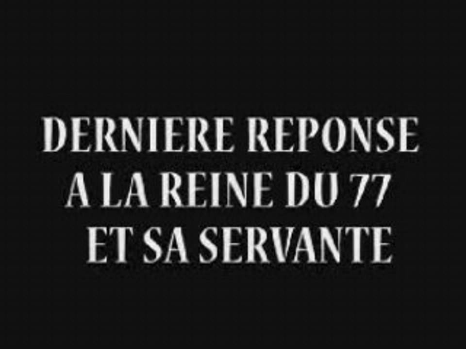Reponse du 77 clash orosko