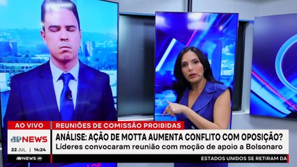 HUGO MOTTA PROÍBE REUNIÕES DE COMISSÕES NA CÂMARA | TEMPO REAL - 22/07/2025