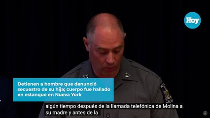 Detienen a hombre que denunció secuestro de su hija cuerpo fue hallado en estanque en Nueva York
