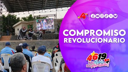 🕊️ Unidad y compromiso: Ciudad Sandino recibe mensaje de los Copresidentes en el 46/19