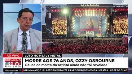 Trindade destaca influência do Black Sabbath após morte de Ozzy Osbourne
