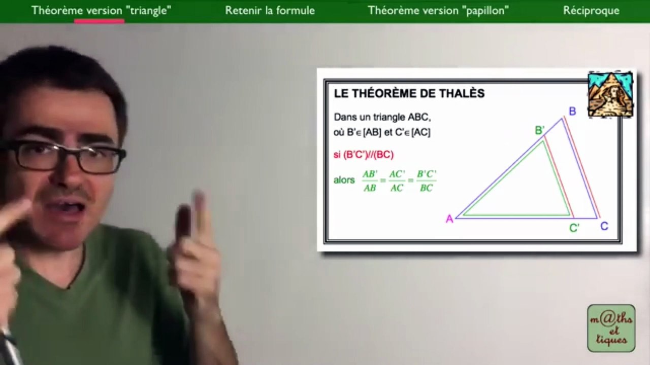 Mathématiques : Théorème de Thalès (3ème)