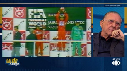 Galvão fala sobre relação com Ayrton Senna: "como se fôssemos irmãos"