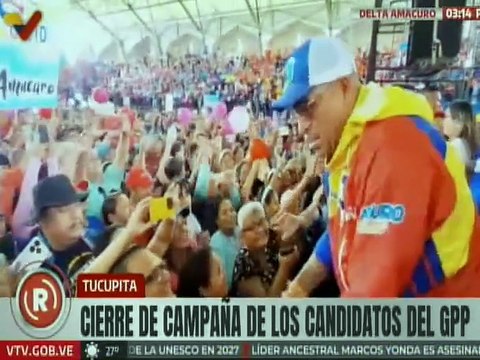 Delta Amacuro | Gran cierre de campaña de los candidatos del GPP en el municipio Tucupita