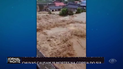 Chuvas causam ao menos 18 mortes na Coreia do Sul