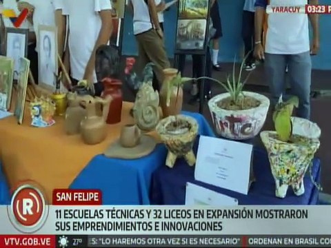 Yaracuy | 43 instituciones educativas participaron en la Feria de Escuelas Técnicas Productivas 2025