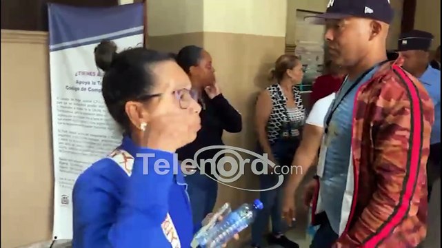 Se arma tremenda trifulca en Palacio de Justicia de SFM durante medida de coerción