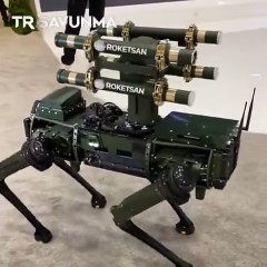 Akıllı, ölümcül ve yerli: Dünyada bir ilk! Bu köpek füze atıyor!