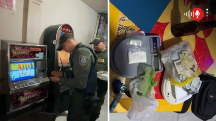 Insólita modalidad: en máquina tragamonedas mujer encaletaba drogas y armas