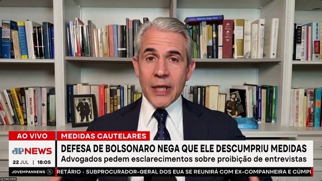 Defesa de Jair Bolsonaro nega que ex-presidente descumpriu medidas cautelares