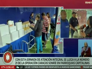21 parroquias de la capital venezolana han sido favorecidas por la Operación Caracas Sonríe