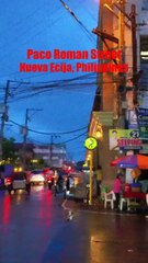 Paco Roman Street in Cabanatuan City, Nueva Ecija in the Philippines