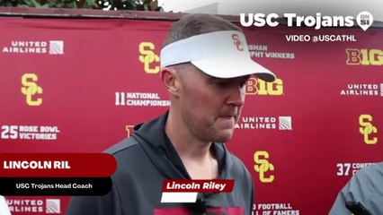 USC Trojans Head Coach Lincoln Riley Discusses Injuries In The Team And Their Updates