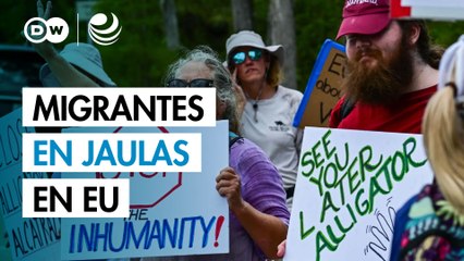Legisladores de EU denuncian que hay 750 migrantes en "jaulas"