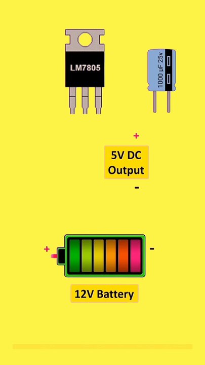 12v to 5v converter circuit diagram
