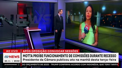 Hugo Motta proíbe funcionamento de comissões durante recesso parlamentar; Oposição protesta