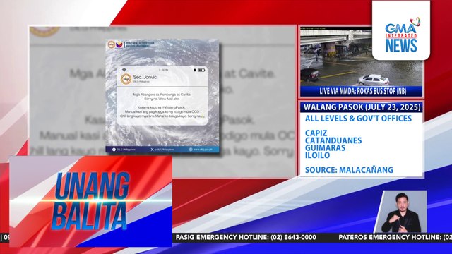 Panayam kay Sec. Jonvic Remulla, DILG | Unang Balita