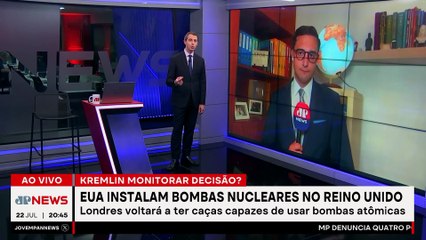 EUA instalam bombas nucleares no Reino Unido