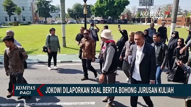 Rismon Sianipar dan Alumni UGM Laporkan Jokowi ke Polda DIY, Jurusan-Skripsi Palsu? | KOMPAS PAGI