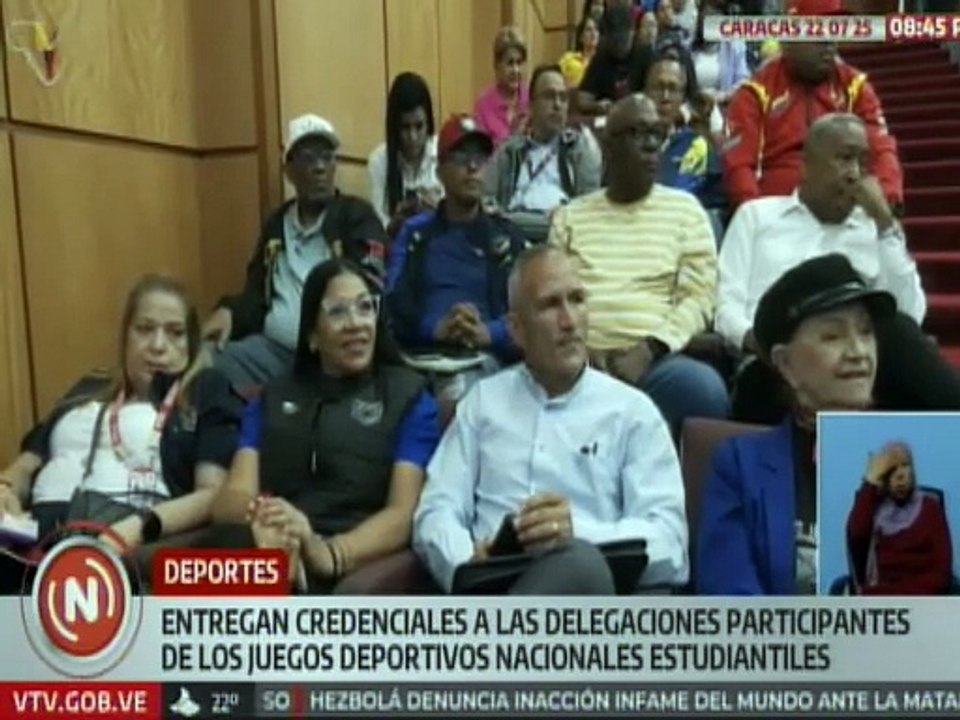 Entregan credenciales a las delegaciones participantes de los XIX Juegos Deportivos Nacionales Estudiantiles
